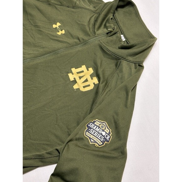 Notre Dame Irish Under Armour San Antonio Shamrock Series 2016 Long Sleeve Shirt - Picture 3 of 11